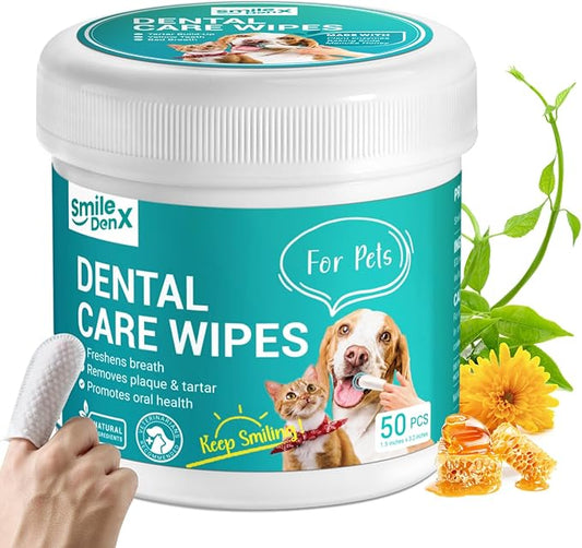 Disposable Dental Finger Wipes For Pets