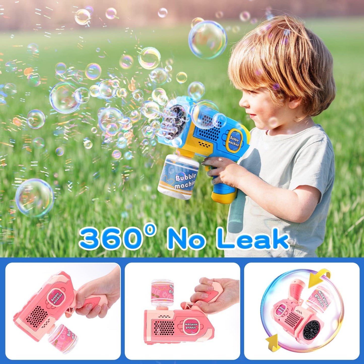 Kids Automatic Soap Based Bubble Blowe