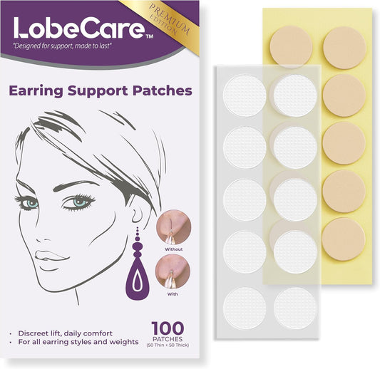 Premium Earlobe Support Patches (100 PCS)